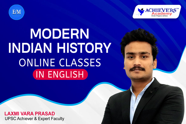 Modern Indian History Online Classes [English Medium] cover