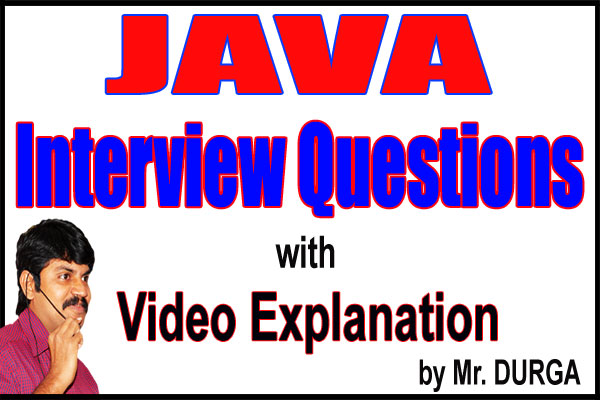 Java Interview Questions By Durga Sir Video Explanation cover