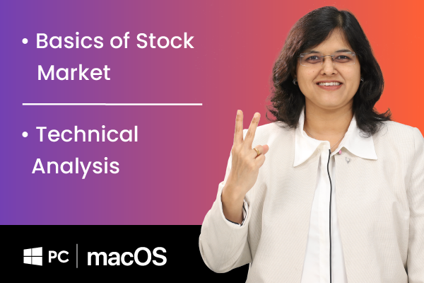 Basics Of Stock Market + Technical Analysis(For Windows PC and macOS) (BOSM + TA - English) cover