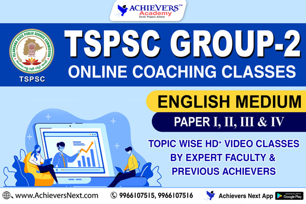 TSPSC Group 2 Online Coaching in English cover