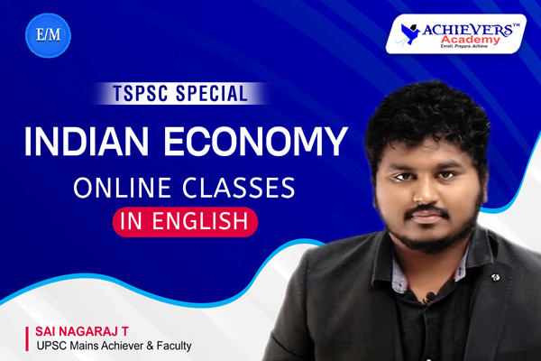 TSPSC Indian Economy Classes in English cover