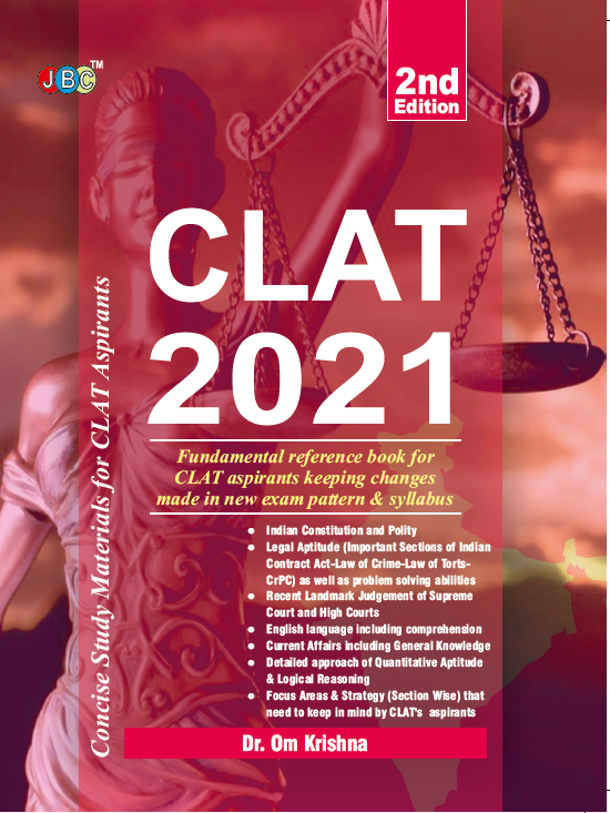 “COMPREHENSIVE SOLUTIONS”—‘CLAT 2021’ FUNDAMENTAL REFERENCE BOOK cover