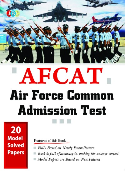 “20 MODEL SOLVED PAPERS”— “AFCAT”-‘AIR FORCE COMMON ADMISSION TEST’ cover