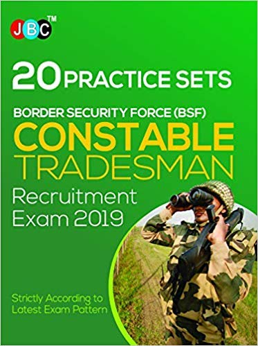 20 Practice Sets Border Security Force (BSF) Constable Tradesman Recruitment Exam 2019 cover