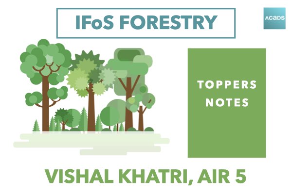 [Topper Notes ] Forestry By Vishal Khatri cover