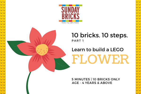 A LEGO Flower in 10 Easy Steps! cover