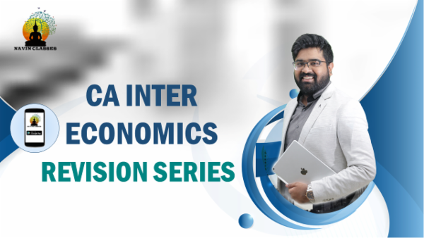 CA Inter Economics Revision Series cover