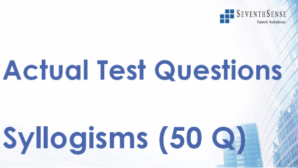 Syllogisms Practice Test cover