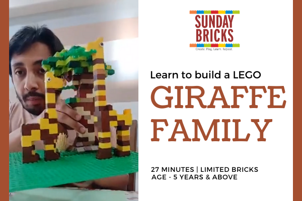 Build a LEGO Giraffe cover