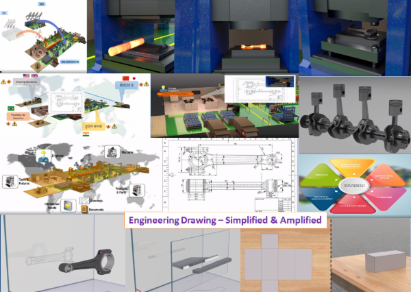 Glimpse_Of_Engineering Drawing - Simplified & Amplified cover
