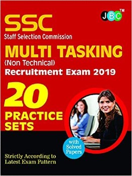 20 Practice Sets SSC Staff Selection Commission Multi Tasking (Non Technical) Recruitment Exam 2019 With Solved Papers cover