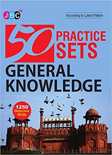 50 Practices Sets General Knowledge 1250 Objective MCQs cover