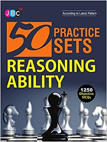 50 Practices Sets Reasoning Ability 1250 Objective MCQs cover