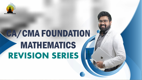 CA/CMA Foundation Mathematics Revision Series cover