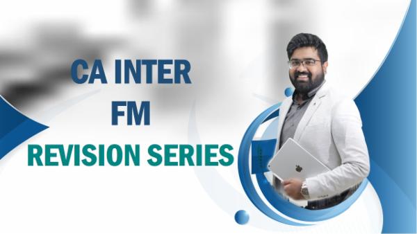 CA Inter FM Revision Series cover