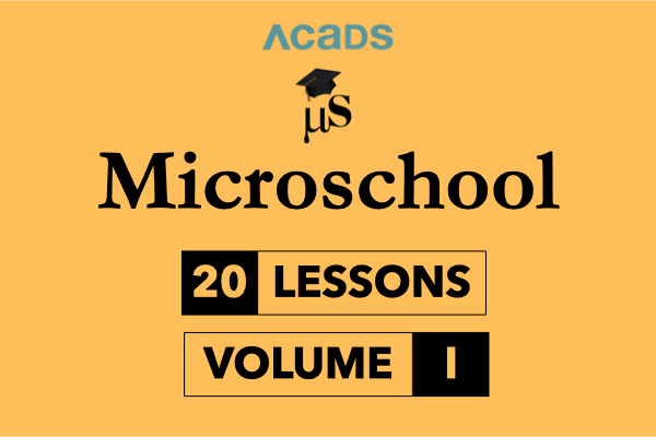 Microschool Volume I cover