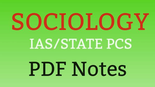 Sociology notes pdf cover