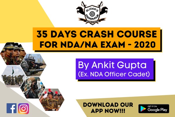 NDA/NA Exam - 2020 | 35 Days Crash Course | Live Interactive & Recorded Class cover