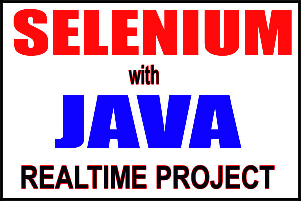 Seleniun with Java RealTime Project cover
