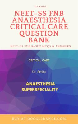 Anaesthesia Critical care NEET-SS Question Bank Revised 2nd edition cover