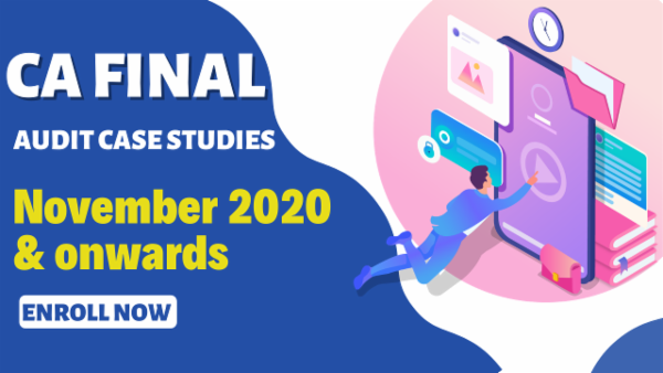 CA Final SA Case Study based MCQs for Nov 2020 & onwards cover