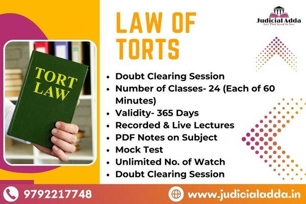 Law of Torts cover