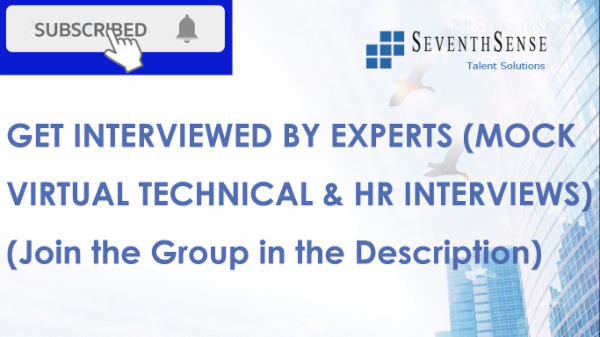 TWO (2) Mock Virtual Interviews by Experts (Technical cum HR) cover