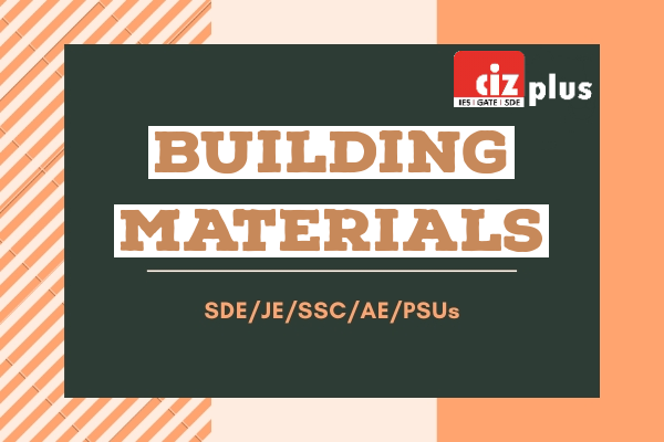 Building Materials for SDE/JE/SSC/AE/PSUs cover