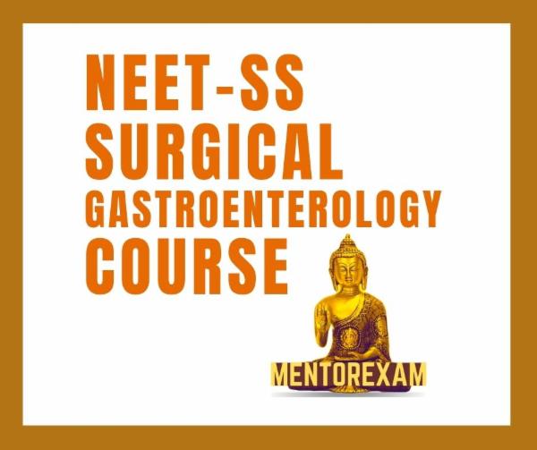 Neet-SS Surgical Gastroenterology (G.l. SURGERY) Superspecialities mcq exam course cover