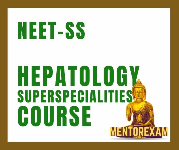 NEET-SS Hepatology Superspecialities mcq exam course cover