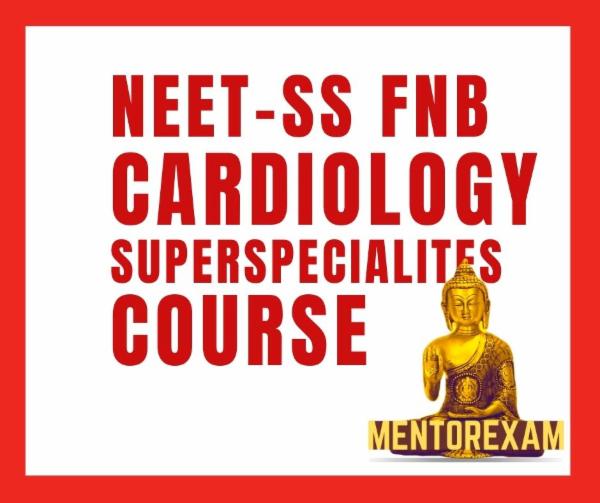 NEET-SS FNB Cardiology mcq mock exam course cover