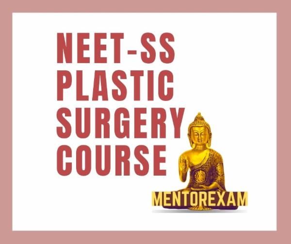 NEET-SS Plastic Reconstructive Surgery mcq mock exam course cover