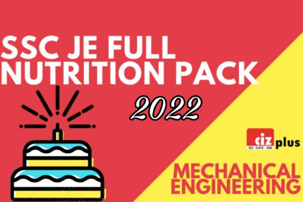 SSC JE Full Nutrition Pack (Mechanical) cover