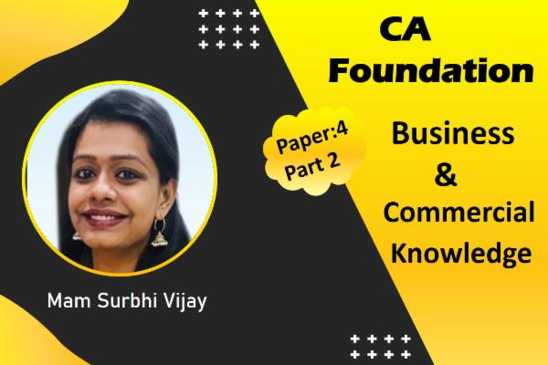 CA Foundation - Business & Commercial Knowledge cover