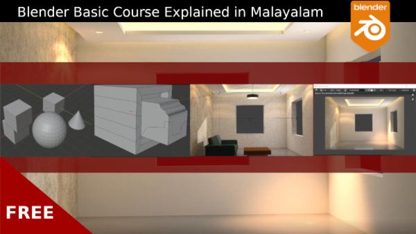 Basics of Blender Explained in Malayalam cover
