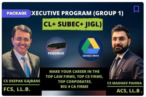 CS EXE GR 1 LAW PAPERS - Google Drive & Pen Drive cover