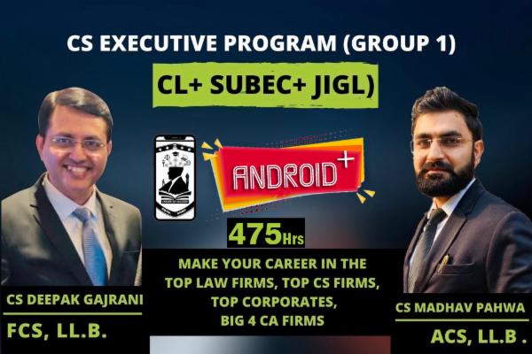 CS EXE GR 1 LAW PAPERS - (Android + / IOS+) cover