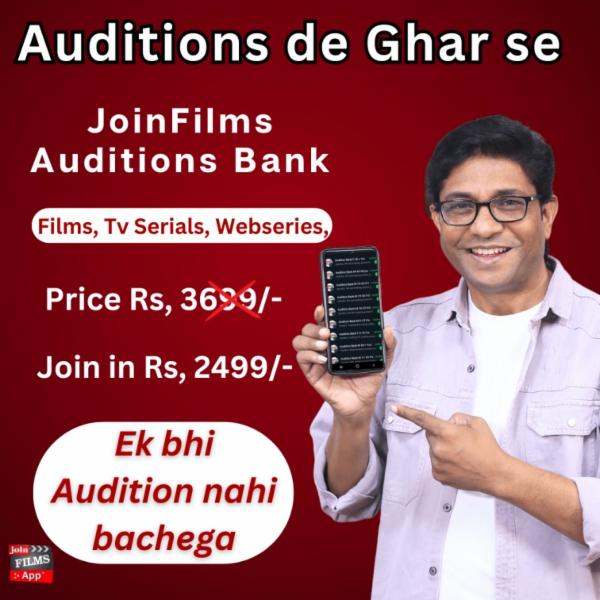 AUDITION BANK FOR ACTORS - JOINFILMS ACADEMY cover