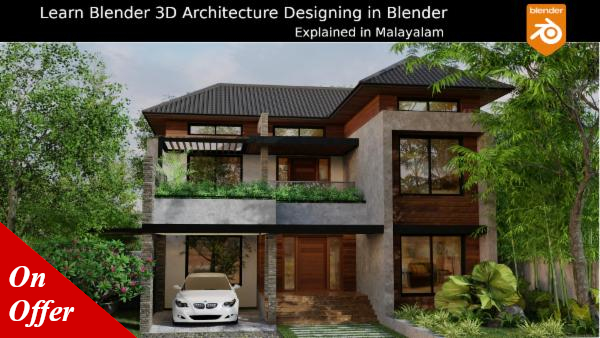 Blender 3D Architecture Designing - Malayalam Course cover