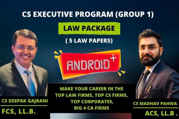 CS EXE LAW COMBO 5 PAPERS - (Android + / IOS+) cover