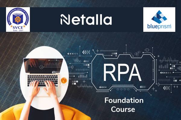 SVCE-Blueprism RPA Foundation Course cover