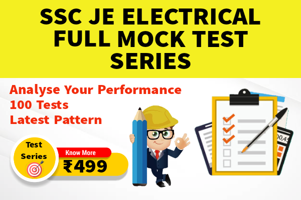 SSC JE Full Mock Test Series (Electrical) cover