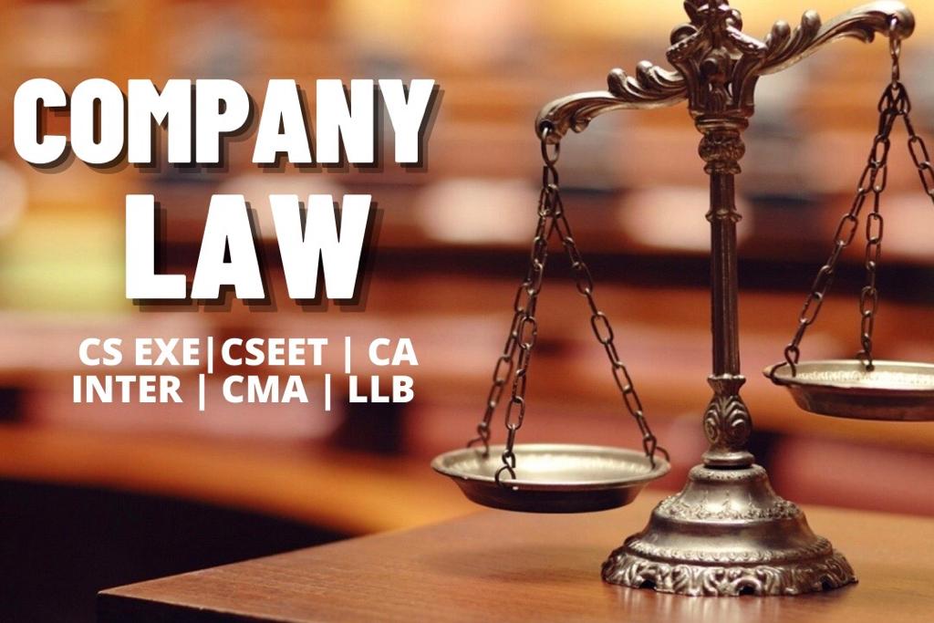 Company Law Chapter I cover