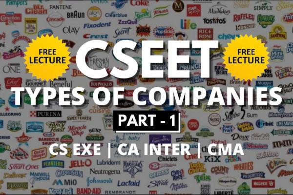 Types Of Companies cover