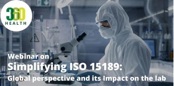 Webinar on simplifying ISO 15189: Global perspective and its Impact on the lab cover