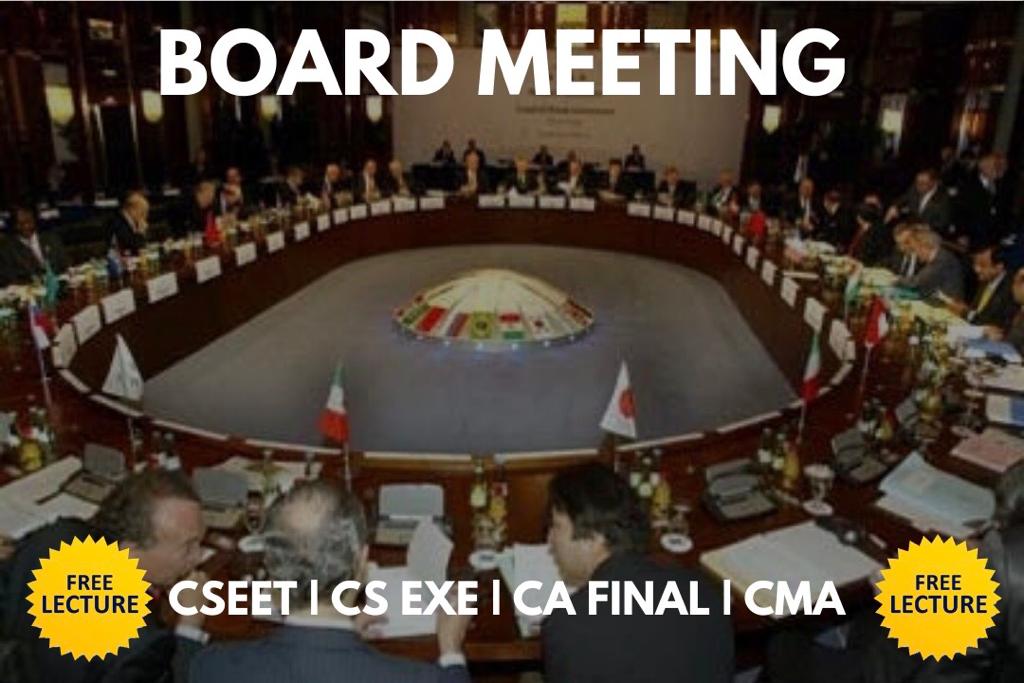 Board Meeting_CSEET cover