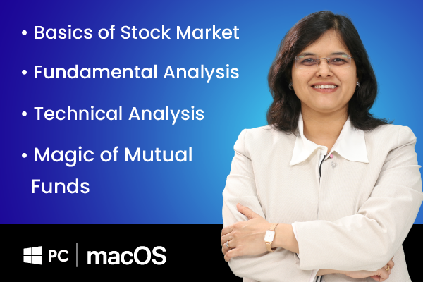 Basics Of Stock Market+ Fundamental Analysis + Technical Analysis +Magic of Mutual Funds(For Windows PC and macOS) (BOSM +FA + TA + MMF- English) cover