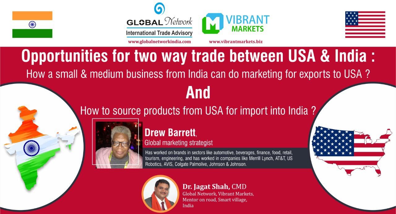 Two way trade between India & USA cover