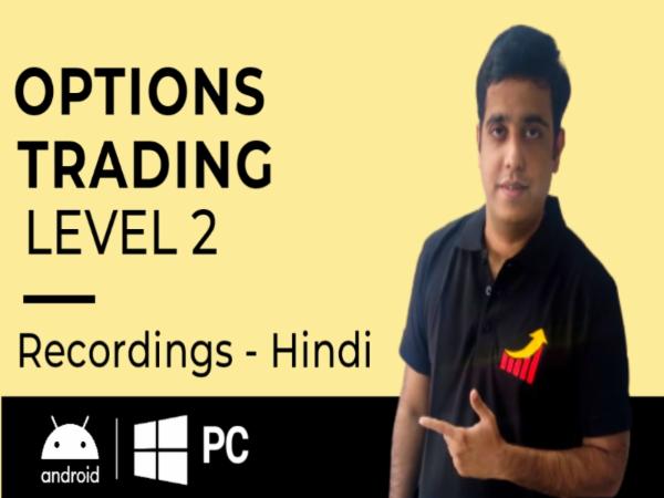 Options Trading Course Level 2 HINDI (RECORDED Course) + Doubt Sessions Support cover