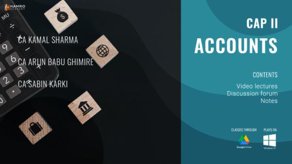 CAP II Advanced Accounting cover